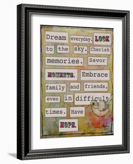 Dream Everyday-Tammy Kushnir-Framed Giclee Print