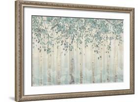 Dream Forest I Silver Leaves-James Wiens-Framed Art Print