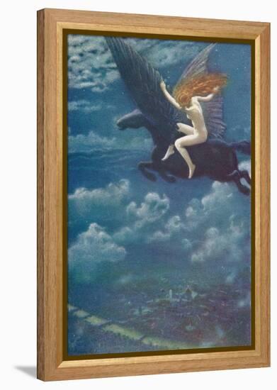 Dream Idyll (A Valkyrie), 1902, (1905)-Edward Robert Hughes-Framed Premier Image Canvas