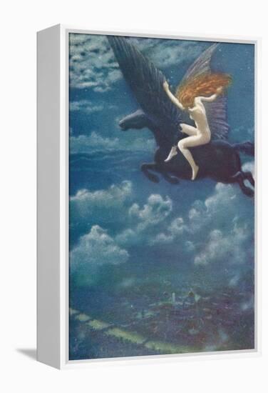 Dream Idyll (A Valkyrie), 1902, (1905)-Edward Robert Hughes-Framed Premier Image Canvas