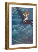 Dream Idyll (A Valkyrie), 1902, (1905)-Edward Robert Hughes-Framed Giclee Print