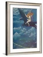 Dream Idyll (A Valkyrie), 1902, (1905)-Edward Robert Hughes-Framed Giclee Print