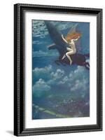 Dream Idyll (A Valkyrie), 1902, (1905)-Edward Robert Hughes-Framed Giclee Print