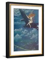 Dream Idyll (A Valkyrie), 1902, (1905)-Edward Robert Hughes-Framed Giclee Print
