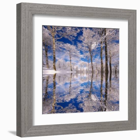 Dream in Blue-Philippe Sainte-Laudy-Framed Premium Photographic Print