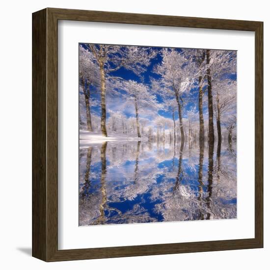 Dream in Blue-Philippe Sainte-Laudy-Framed Premium Photographic Print