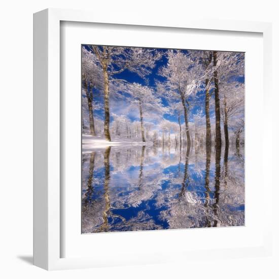 Dream in Blue-Philippe Sainte-Laudy-Framed Premium Photographic Print