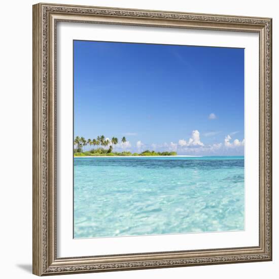 Dream Island at Olhuveli Beach and Spa Resort, South Male Atoll, Kaafu Atoll, Maldives (PR)-Ian Trower-Framed Photographic Print