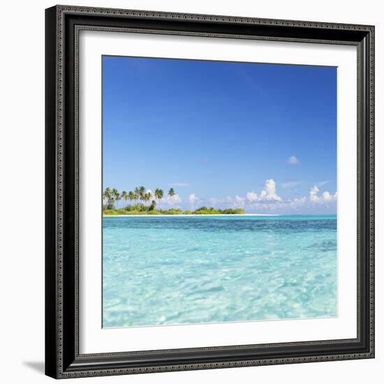 Dream Island at Olhuveli Beach and Spa Resort, South Male Atoll, Kaafu Atoll, Maldives (PR)-Ian Trower-Framed Photographic Print