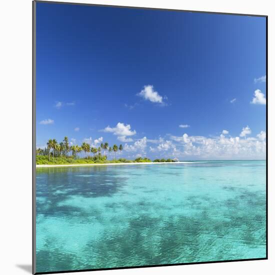 Dream Island of Olhuveli Beach and Spa Resort, South Male Atoll, Kaafu Atoll, Maldives (PR)-Ian Trower-Mounted Photographic Print