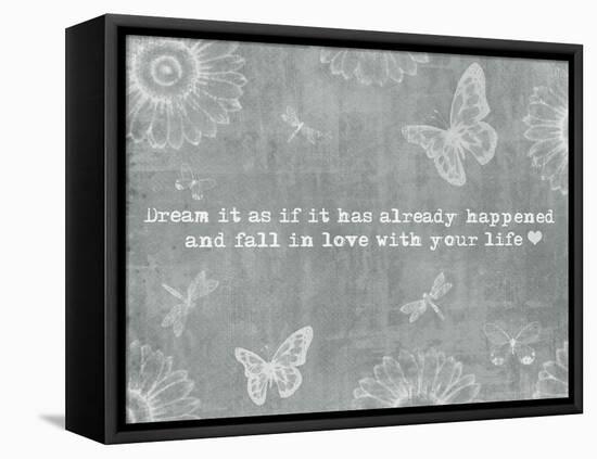 Dream It Slate-ALI Chris-Framed Premier Image Canvas