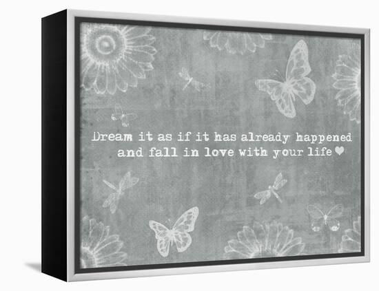 Dream It Slate-ALI Chris-Framed Premier Image Canvas