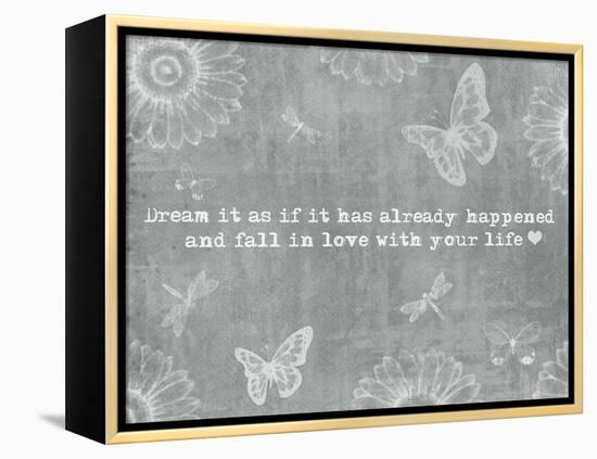 Dream It Slate-ALI Chris-Framed Premier Image Canvas