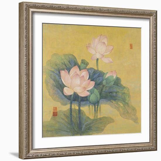 Dream Lotus-Ailian Price-Framed Art Print