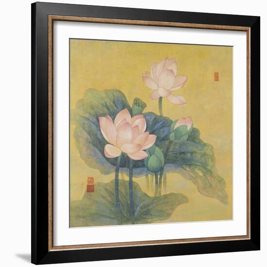 Dream Lotus-Ailian Price-Framed Art Print