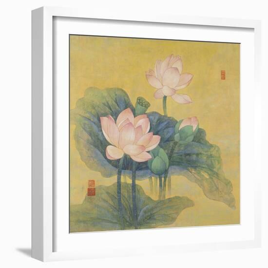 Dream Lotus-Ailian Price-Framed Art Print