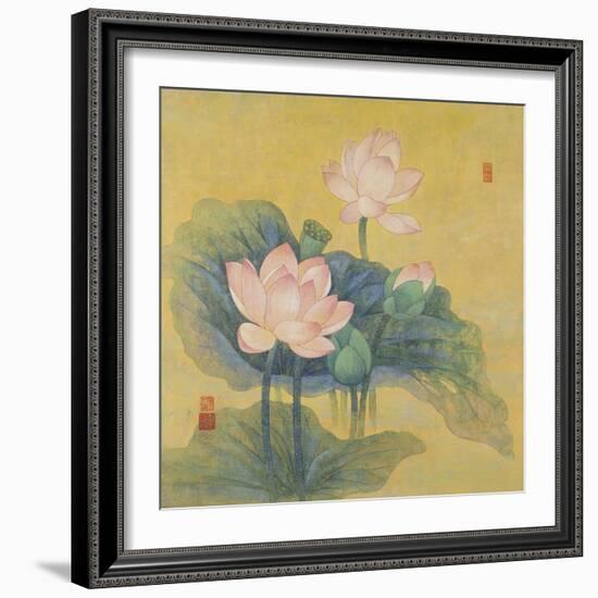 Dream Lotus-Ailian Price-Framed Art Print