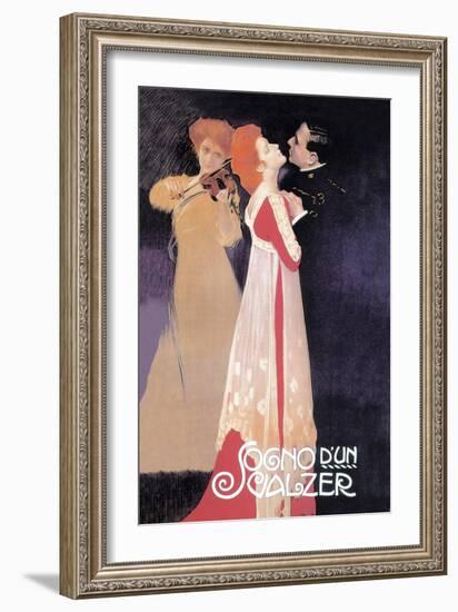 Dream of a Waltz-Leopoldo Metlicovitz-Framed Art Print