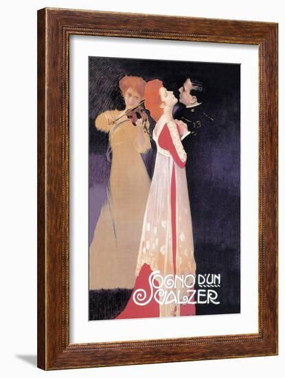 Dream of a Waltz-Leopoldo Metlicovitz-Framed Art Print