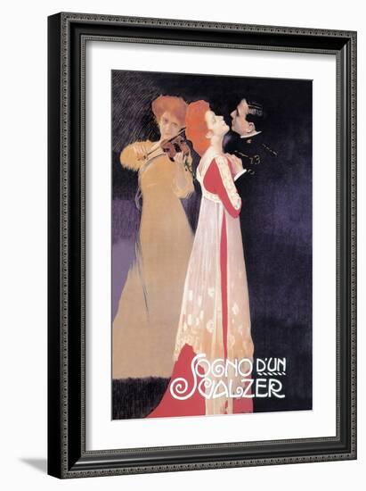 Dream of a Waltz-Leopoldo Metlicovitz-Framed Art Print