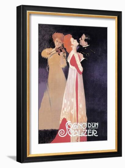 Dream of a Waltz-Leopoldo Metlicovitz-Framed Art Print