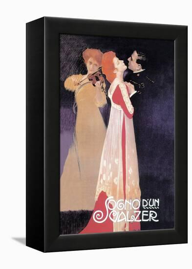 Dream of a Waltz-Leopoldo Metlicovitz-Framed Stretched Canvas