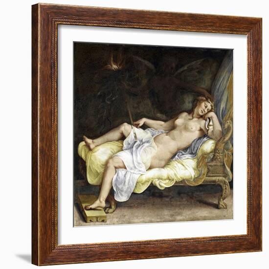 Dream of Ecuba-Giulio Romano-Framed Giclee Print