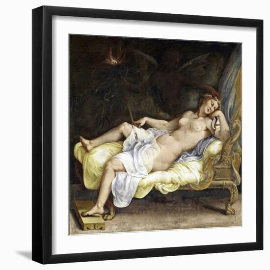 Dream of Ecuba-Giulio Romano-Framed Giclee Print