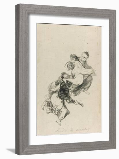 Dream of Flogging, 1801-03-Francisco de Goya-Framed Giclee Print