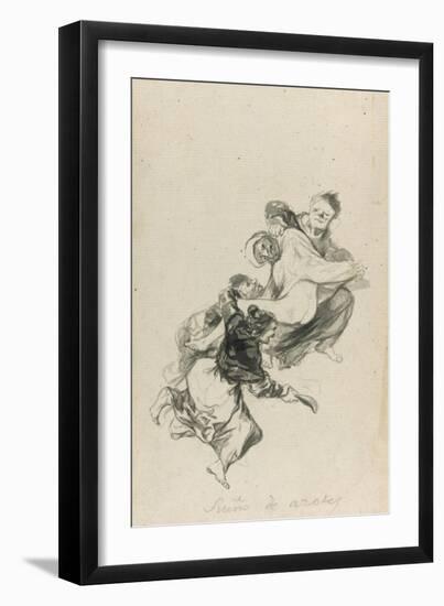 Dream of Flogging, 1801-03-Francisco de Goya-Framed Giclee Print