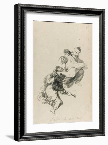 Dream of Flogging, 1801-03-Francisco de Goya-Framed Giclee Print