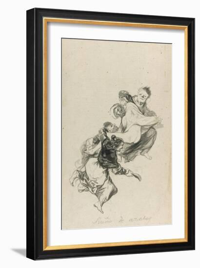 Dream of Flogging, 1801-03-Francisco de Goya-Framed Giclee Print