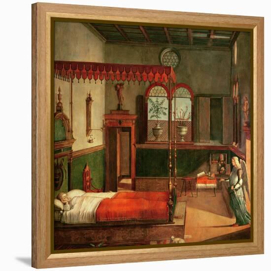 Dream of St.Ursula, 1495-Vittore Carpaccio-Framed Premier Image Canvas