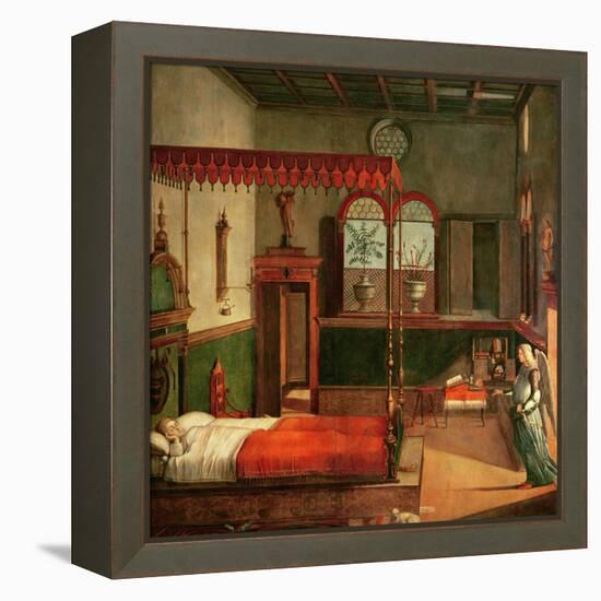 Dream of St.Ursula, 1495-Vittore Carpaccio-Framed Premier Image Canvas