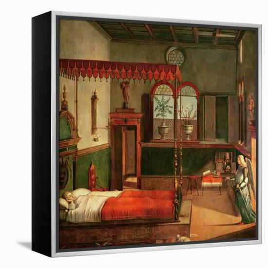 Dream of St.Ursula, 1495-Vittore Carpaccio-Framed Premier Image Canvas