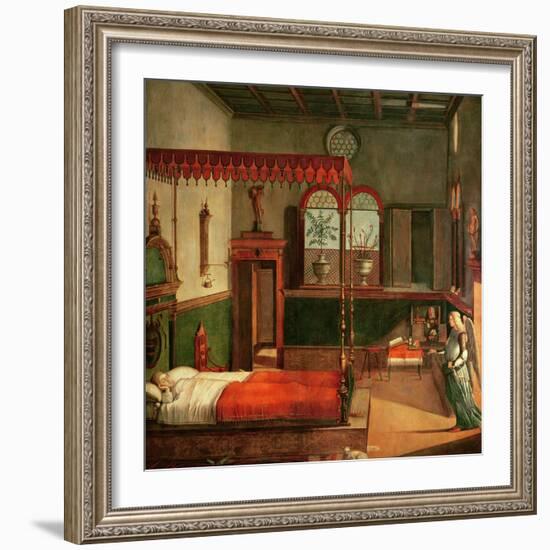 Dream of St.Ursula, 1495-Vittore Carpaccio-Framed Giclee Print