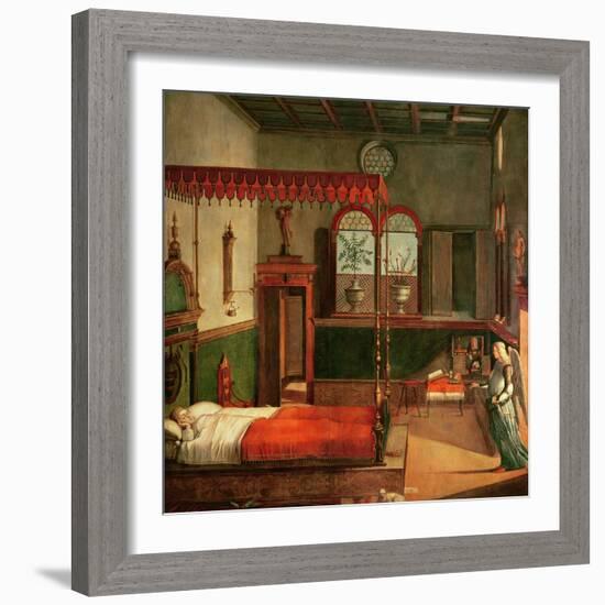 Dream of St.Ursula, 1495-Vittore Carpaccio-Framed Giclee Print