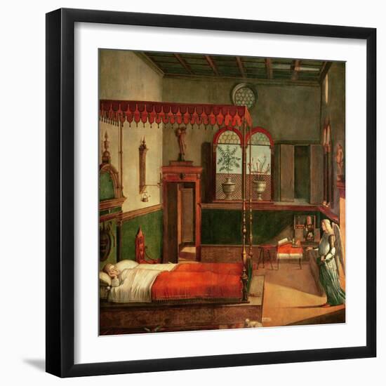 Dream of St.Ursula, 1495-Vittore Carpaccio-Framed Giclee Print