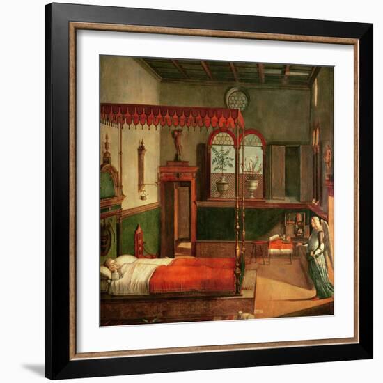 Dream of St.Ursula, 1495-Vittore Carpaccio-Framed Giclee Print