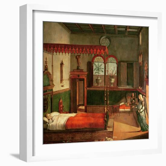 Dream of St.Ursula, 1495-Vittore Carpaccio-Framed Giclee Print