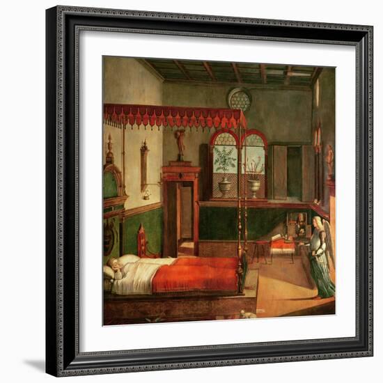 Dream of St.Ursula, 1495-Vittore Carpaccio-Framed Giclee Print