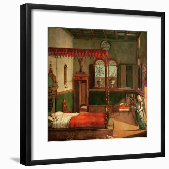 Dream of St.Ursula, 1495-Vittore Carpaccio-Framed Premium Giclee Print