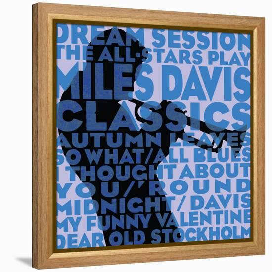 Dream Session: The All-Stars Play Miles Davis Classics (Blue Color Variation)-null-Framed Stretched Canvas