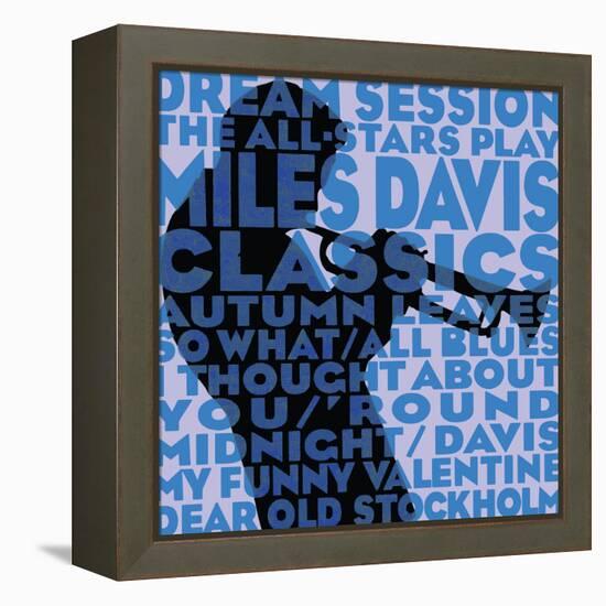 Dream Session: The All-Stars Play Miles Davis Classics (Blue Color Variation)-null-Framed Stretched Canvas