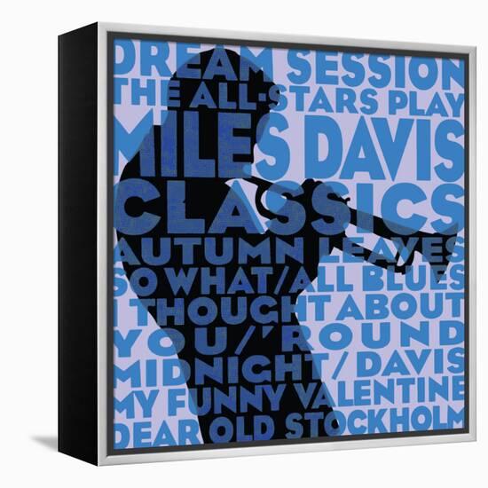 Dream Session: The All-Stars Play Miles Davis Classics (Blue Color Variation)-null-Framed Stretched Canvas