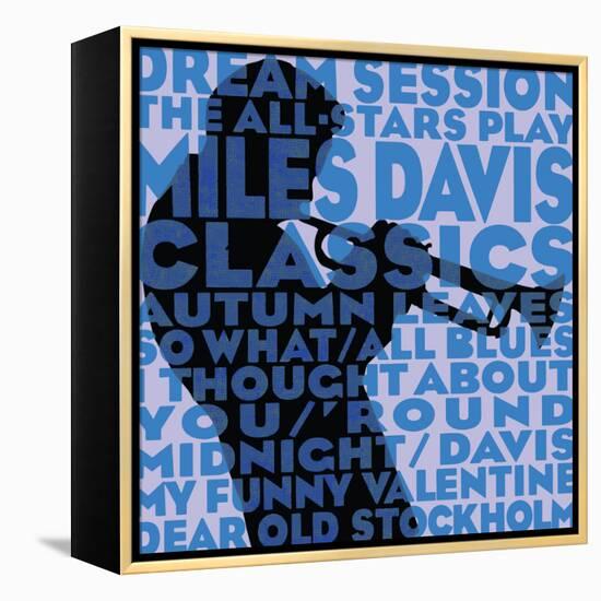 Dream Session: The All-Stars Play Miles Davis Classics (Blue Color Variation)-null-Framed Stretched Canvas