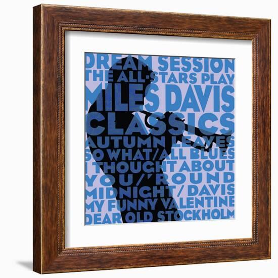 Dream Session: The All-Stars Play Miles Davis Classics (Blue Color Variation)-null-Framed Art Print