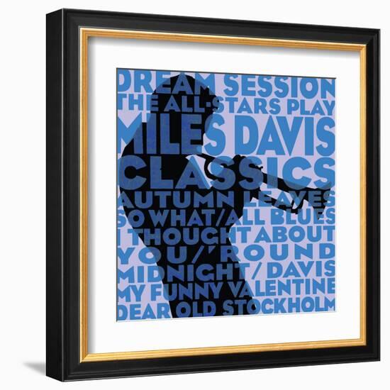 Dream Session: The All-Stars Play Miles Davis Classics (Blue Color Variation)-null-Framed Art Print