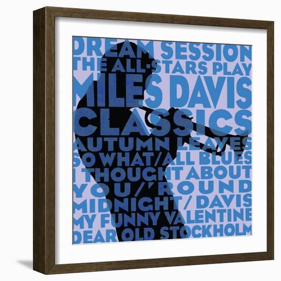 Dream Session: The All-Stars Play Miles Davis Classics (Blue Color Variation)-null-Framed Art Print