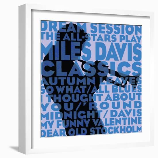 Dream Session: The All-Stars Play Miles Davis Classics (Blue Color Variation)-null-Framed Art Print